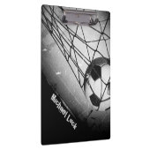 パーソナライズなゴールのクールなヴィンテージのグランジなフットボール クリップボード (右)