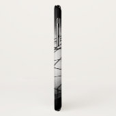 パーソナライズなゴールのクールなヴィンテージのグランジなフットボール Case-Mate iPhoneケース (裏面/左)