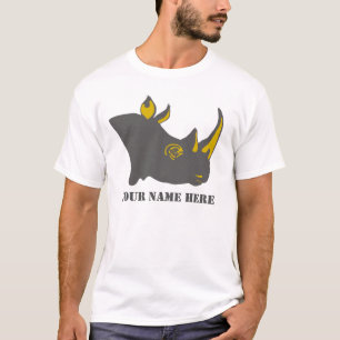 パーソナライズなサイのグラフィックのイラストレーション Tシャツ