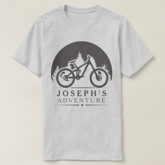 パーソナライズなサイクリストのためのギフト Tシャツ (デザイン正面)