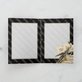 パーソナライズなサクソフォーン及びピアノ音楽デザイン カード (内部)