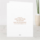 パーソナライズなサッカーのサンキューカード、指示 サンキューカード (裏面)