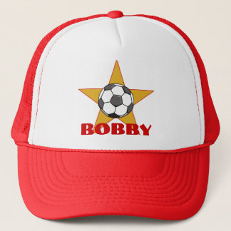 パーソナライズなサッカーのスターの帽子 キャップ