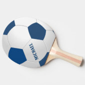 パーソナライズなサッカーのフットボールの卓球ラケット 卓球ラケット (横)