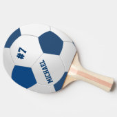 パーソナライズなサッカーのフットボールの卓球ラケット 卓球ラケット (横)