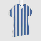 パーソナライズなサッカーの選手のクリスマスのオーナメント オーナメント (正面)