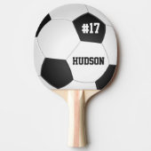 パーソナライズなサッカーボール 卓球ラケット (正面)