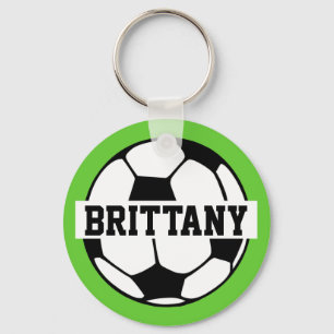 パーソナライズなサッカーボールKeychain キーホルダー