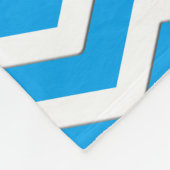 パーソナライズなサッカー毛布、あなたの文字および色 フリースブランケット (角)