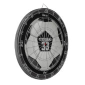 パーソナライズなサッカー(フットボール)名前および数 ダーツボード (正面左)