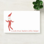 パーソナライズなサンタの甘く及び間抜けな小妖精や小人 ポストイット (オフィス)