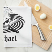 パーソナライズなシェフタオル キッチンタオル (四つ折り)
