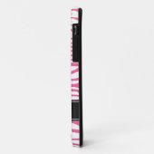 パーソナライズなシマウマパターン Case-Mate iPhoneケース (裏面/左)