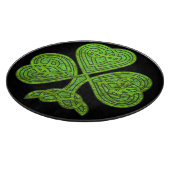 パーソナライズなシャムロックのセントパトリックの日 カッティングボード (角)