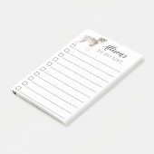 パーソナライズなシュナウツァー犬リストをするため ポストイット (アングル)