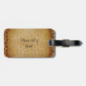 パーソナライズなジャガーのラベル ラゲッジタグ (裏面横)