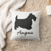 パーソナライズなスコットランドテリア クッション (ブランケット)