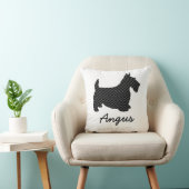 パーソナライズなスコットランドテリア クッション (椅子)
