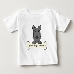 パーソナライズなスコットランドテリア ベビーTシャツ