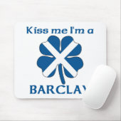 パーソナライズなスコットランド人は私によってがバークレイである私に接吻します マウスパッド (マウス)