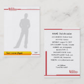 パーソナライズなスタイルのトレーディングカード#1 名刺 (正面/裏面)