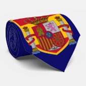 パーソナライズなスペインの旗 ネクタイ (ロール)