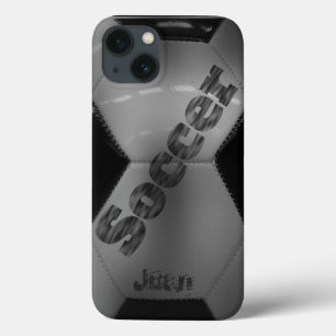 パーソナライズなスポーツのサッカー iPhone 13ケース
