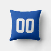 パーソナライズなスポーツの装飾用クッション、変更色 クッション (裏面)
