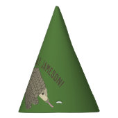 パーソナライズなセンザンコウのパーティーの帽子 パーティーハット (右)