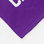 パーソナライズなソフトボールのチームギフトあなたの文字、色 フリースブランケット (角)