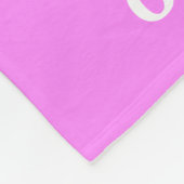 パーソナライズなソフトボールのフリースブランケット フリースブランケット (角)