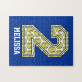 パーソナライズなソフトボール第2 ジグソーパズル (横)