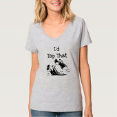 パーソナライズなタップダンサーのティー Tシャツ (正面)