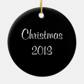 パーソナライズなダイヤモンドの天使の翼 セラミックオーナメント (裏面)