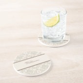 パーソナライズなダマスク織のコースター コースター (側面)