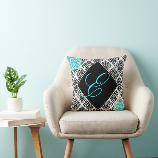 パーソナライズなダマスク織の子供部屋のアクセントの枕 クッション (椅子)