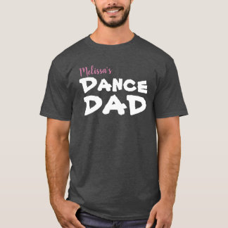 パーソナライズなダンスのパパ Tシャツ