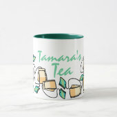 パーソナライズなティーカップ マグカップ (中央)