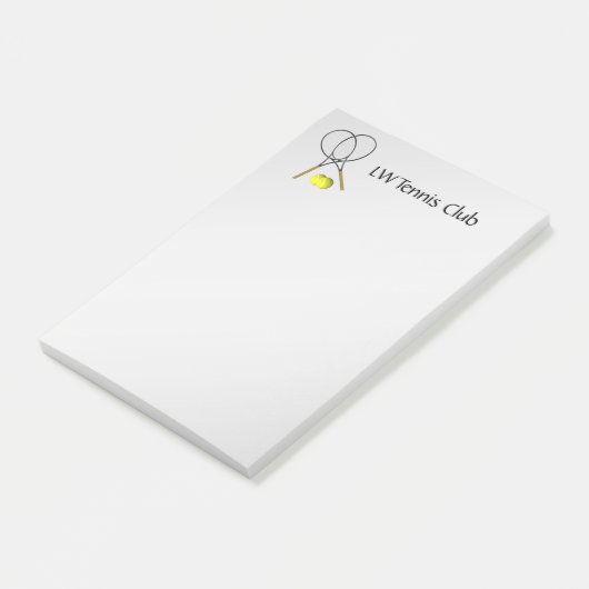 パーソナライズなテニスのスポーツのテーマ ポストイット (アングル)