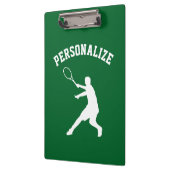 パーソナライズなテニス選手のコーチの付属品のカスタム クリップボード (左)