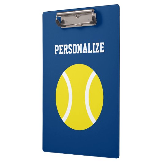 パーソナライズなテニス選手のコーチの付属品のカスタム クリップボード (左)