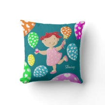 パーソナライズなデイジーのカップケーキのハートの気球の子供