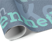 パーソナライズなデニム ラッピングペーパー (ロールコーナー)