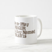 パーソナライズなトランプのポーカーのマグ コーヒーマグカップ (正面右)