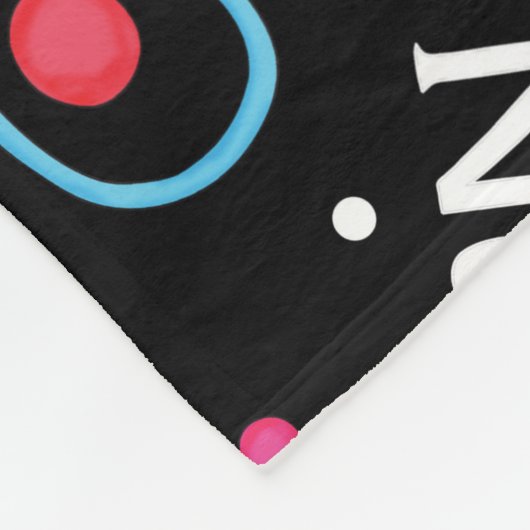 パーソナライズなナースの芸術の黒の名前を愛して下さい フリースブランケット (角)