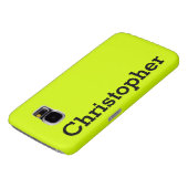 パーソナライズなネオン黄色く、高い可視性 Case-Mate SAMSUNG GALAXYケース (下部)