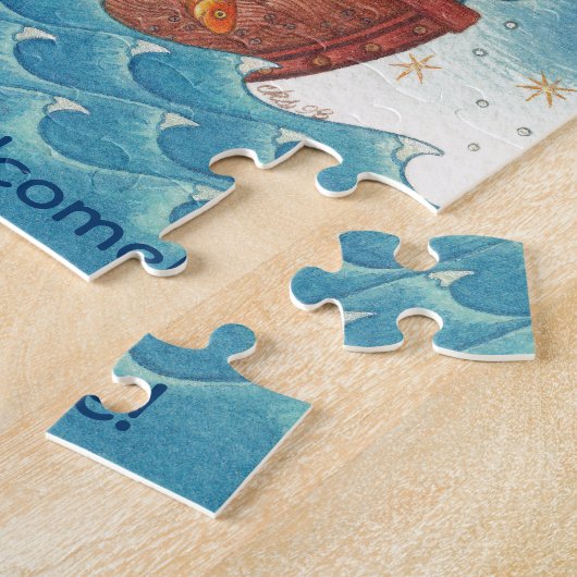 パーソナライズなノアの箱舟のパズル ジグソーパズル (側面)