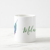 パーソナライズなハチドリ コーヒーマグカップ (中央)