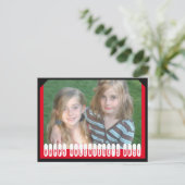 パーソナライズなハッピーバレンタインデーの写真 シーズンポストカード (スタンド正面)