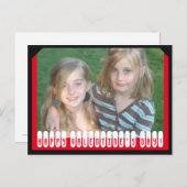 パーソナライズなハッピーバレンタインデーの写真 シーズンポストカード (正面/裏面)